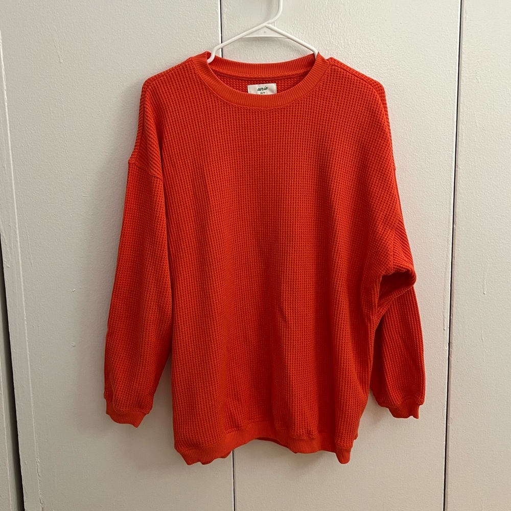 Aerie Waffle Knit Pullover